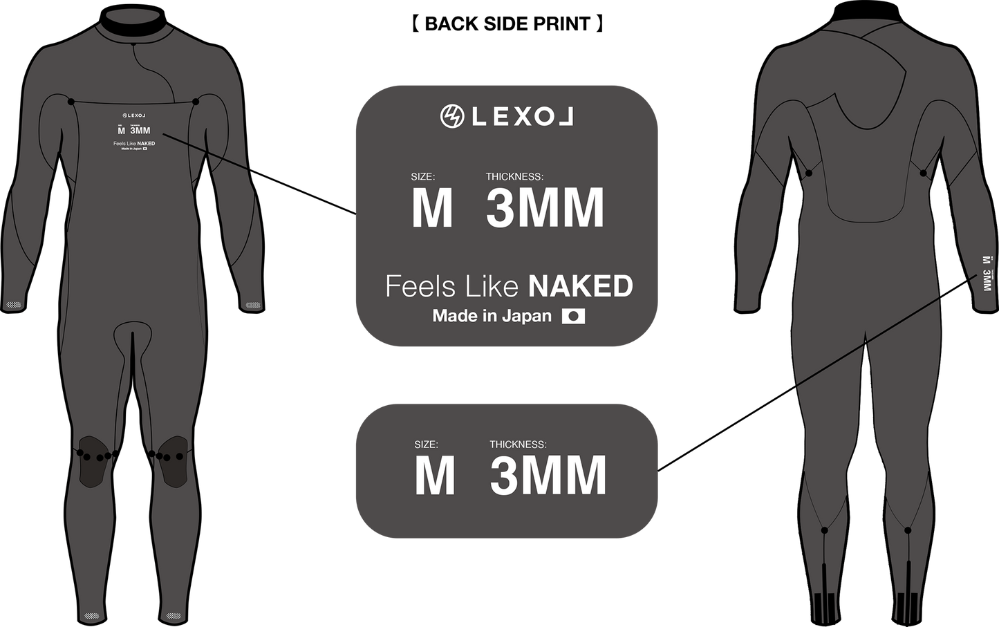 THE3 | ジップレス フルスーツ | X-SILL